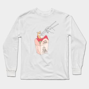 Corgi Noodles Long Sleeve T-Shirt